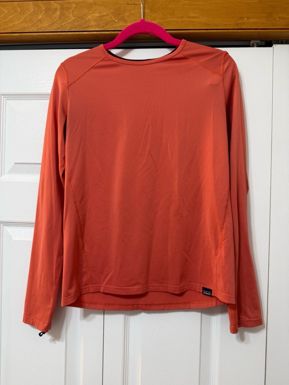 Patagonia Capilene Baselayer Crew in Coral Pink